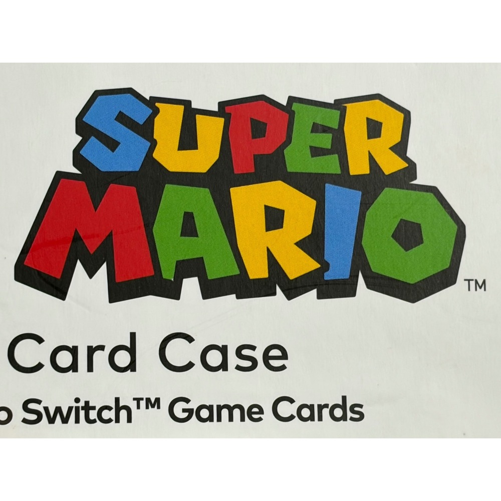 Nintendo Switch Super Mario Game Traveler 24 Card Case RDS Industries‎ GCC24SM - Picture 2 of 5